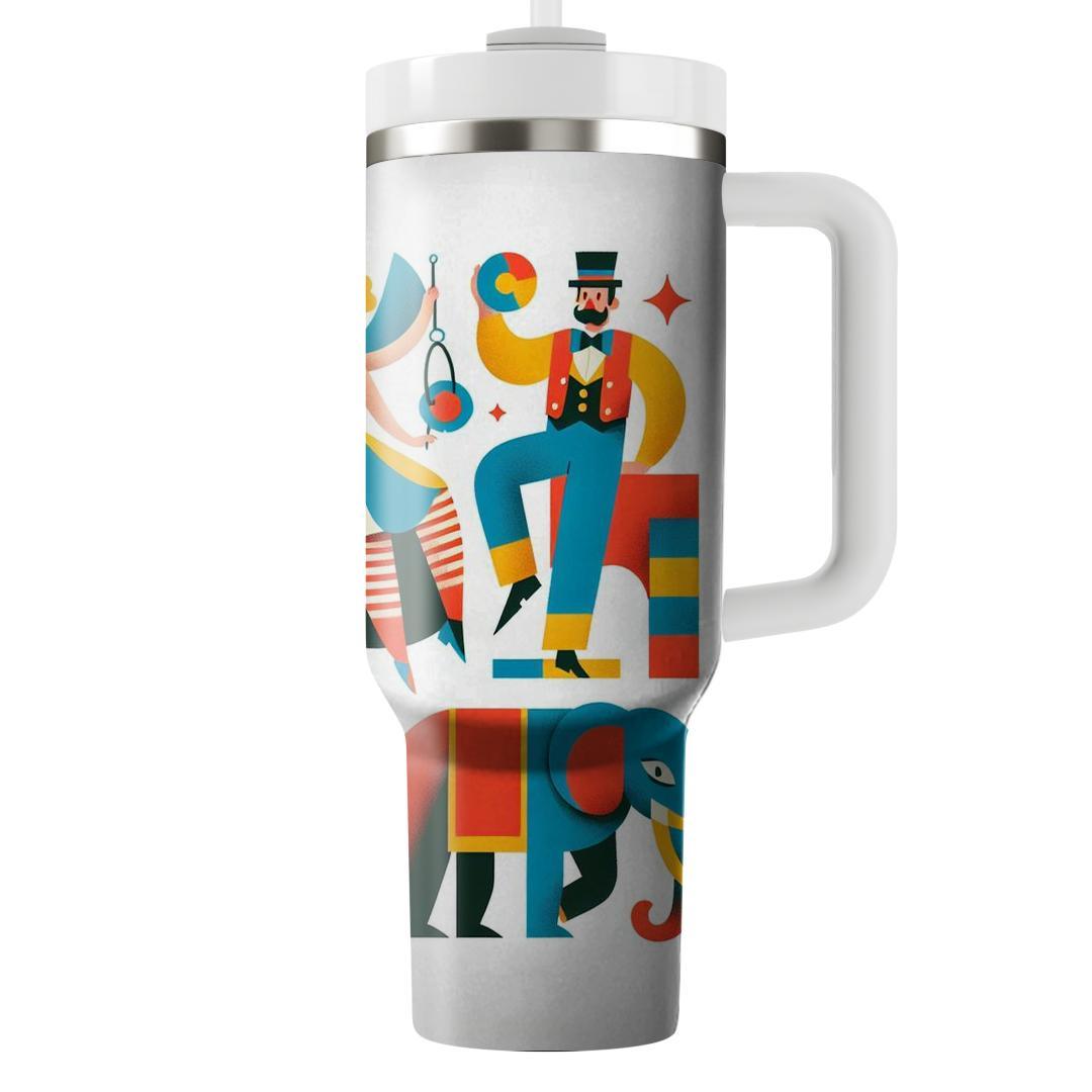 Funky Circus Spectacle  Travel Tumblers
