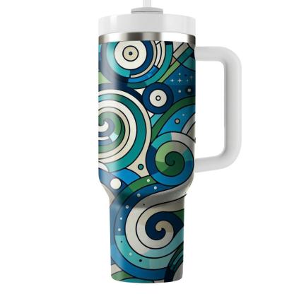 Abstract Spiral Design  Tumblers For Gifts