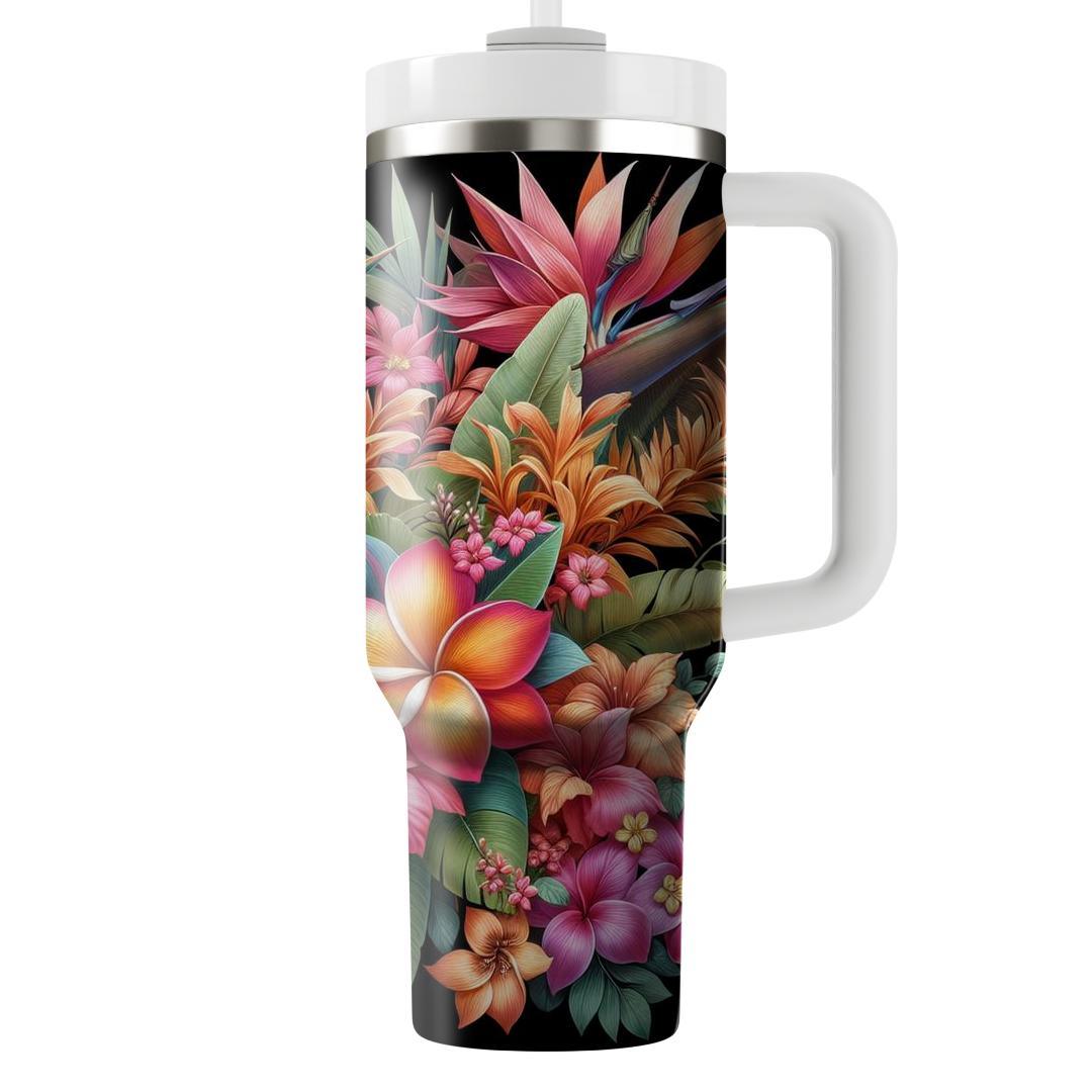 Exotic Tropical Florals  Insulated Tumblers