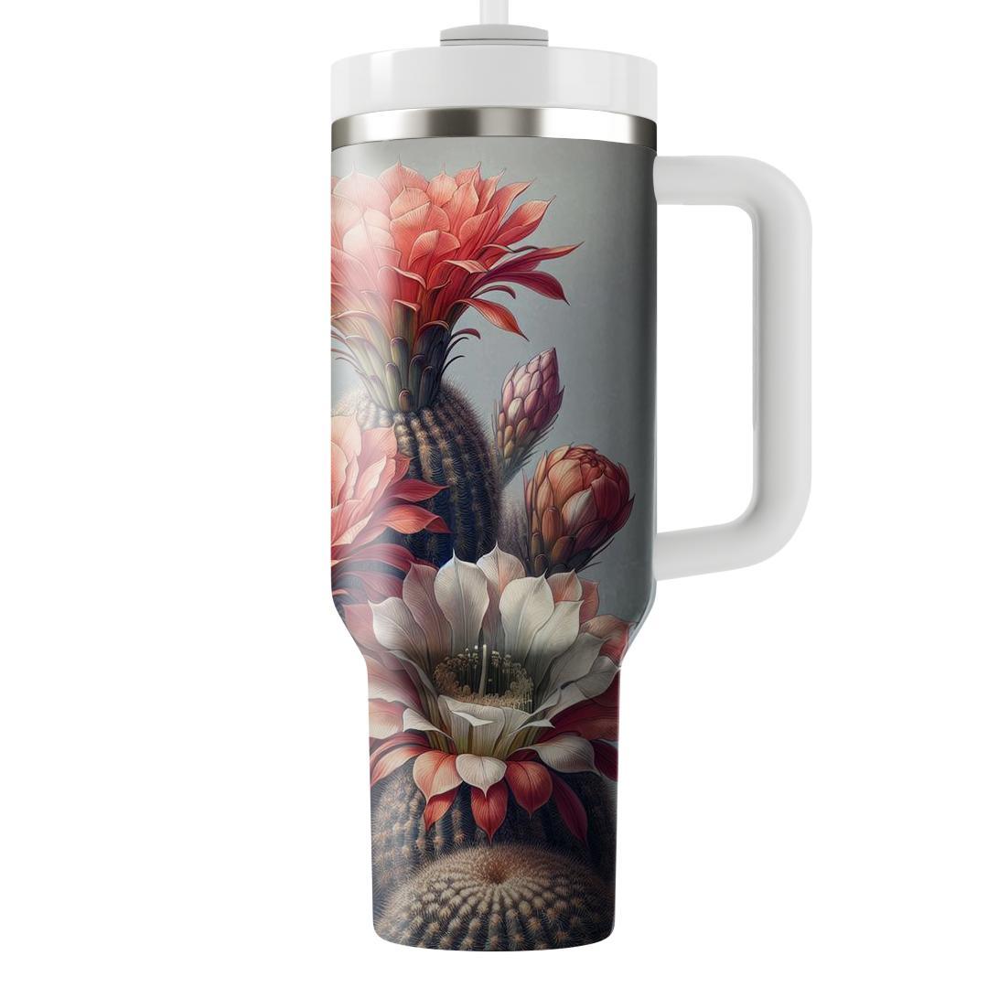 Cactus Flower Harmony  Insulated Tumblers