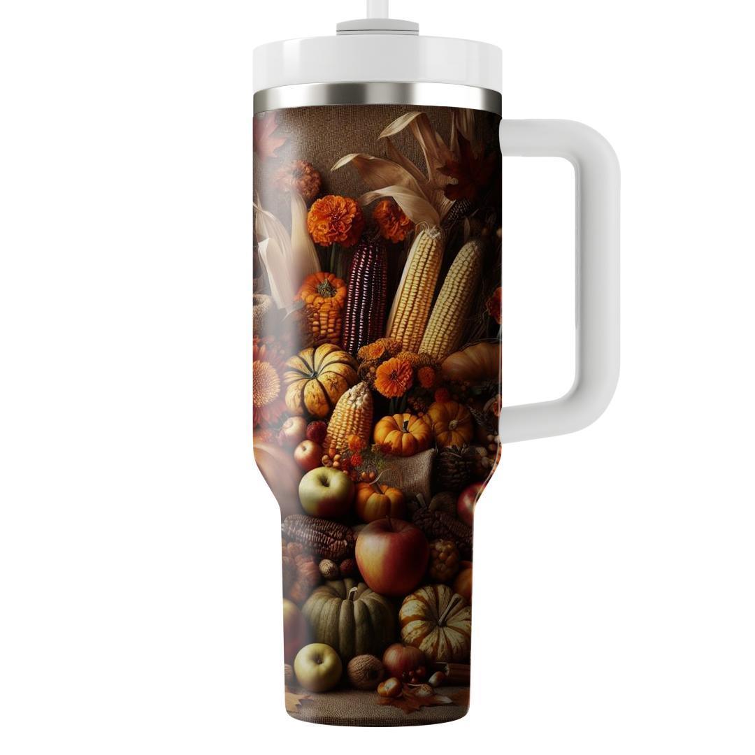 Bountiful Blessings - Harvest Festival  Tumblers With Lids