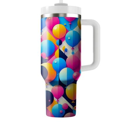 Festive Balloon Design  Tumblers For Gifts