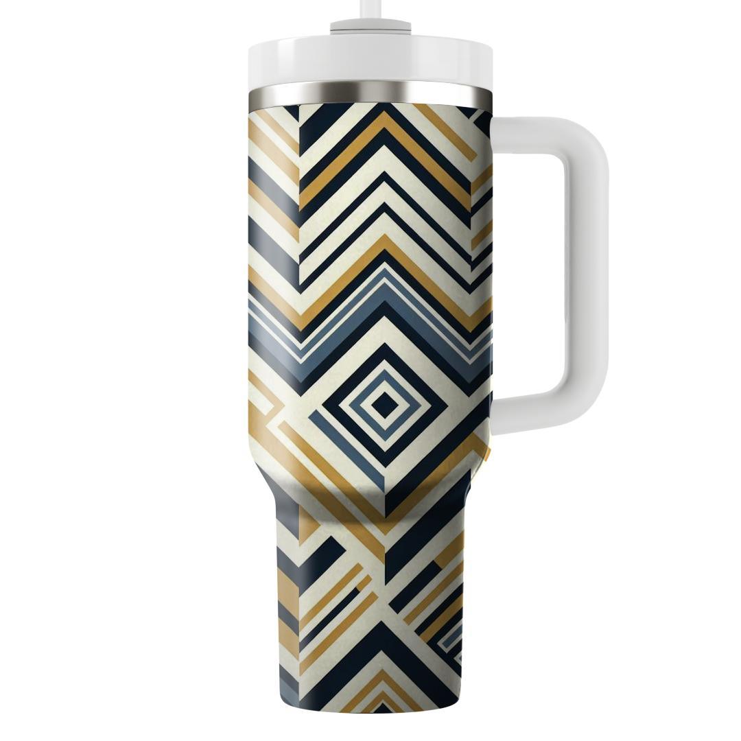 Chic Chevron Lines  Custom Tumblers