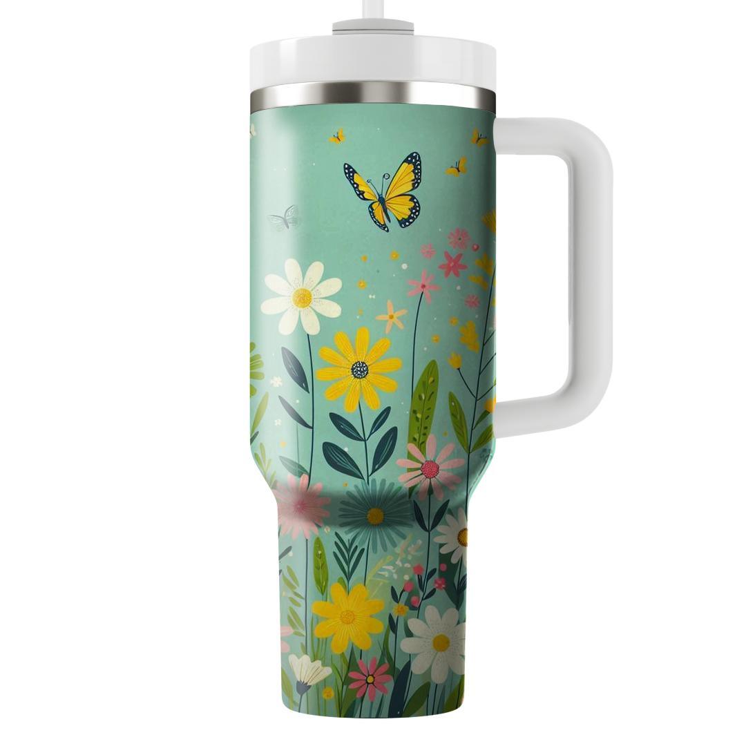 Spring Awakening Meadows  Tumblers With Lids