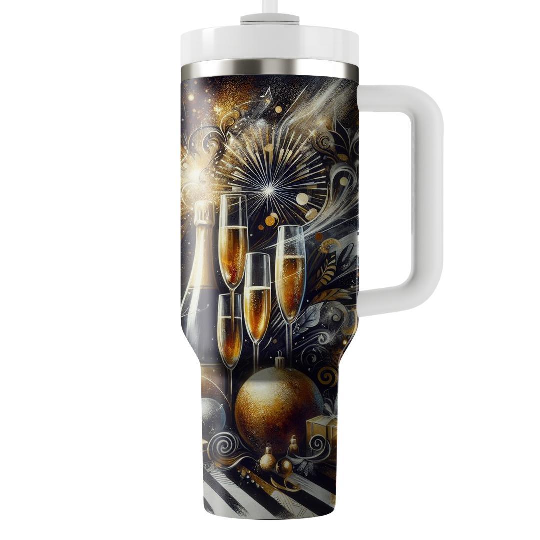 Joyful Revelry - New Year’s Eve  Decorative Tumblers