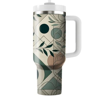 Geometric Nature Harmony  Tumblers For Gifts