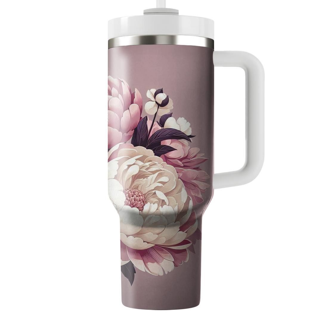 Blossoming Peony  Tumblers For Gifts