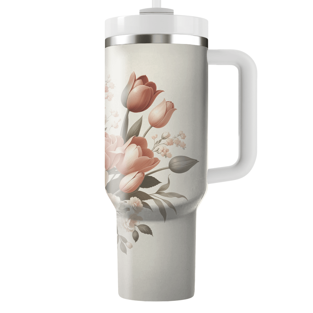 Classic Floral Charm  Travel Tumblers