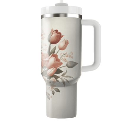 Classic Floral Charm  Travel Tumblers