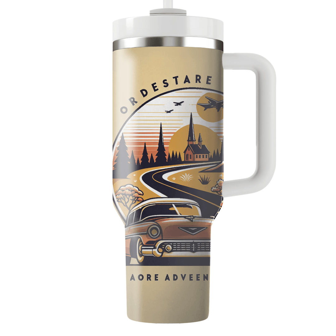 Classic Road Trip Adventure  Custom Tumblers