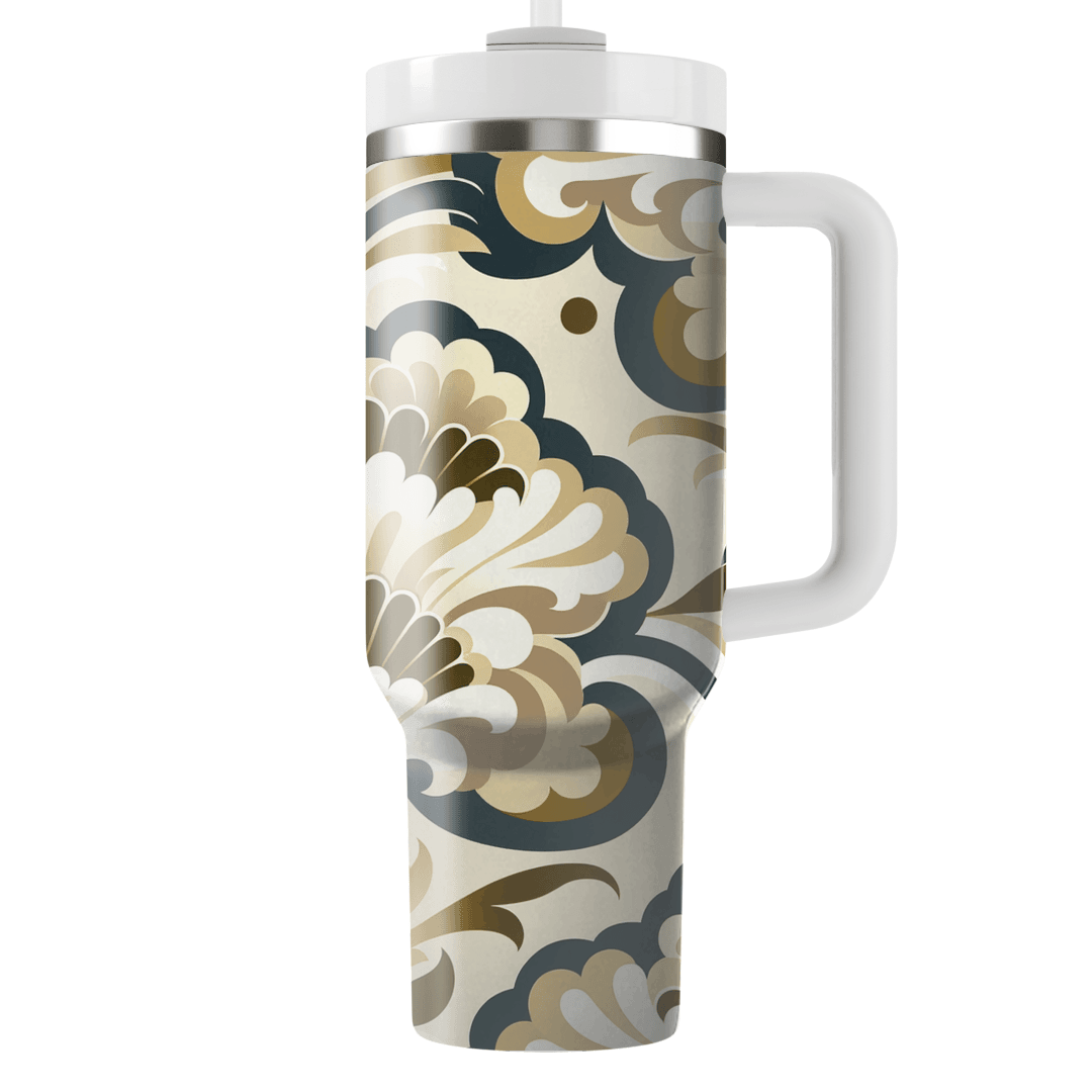 Elegant Scalloped Edges  Unique Tumblers