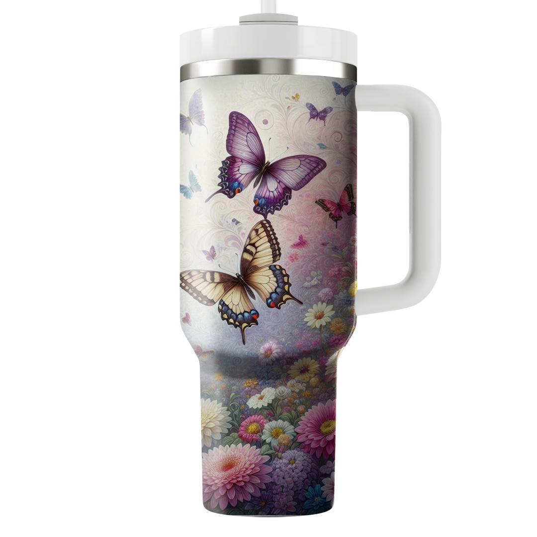 Spring Butterfly Whispers  Tumbler Cups