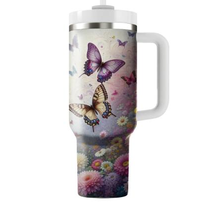 Spring Butterfly Whispers  Tumbler Cups