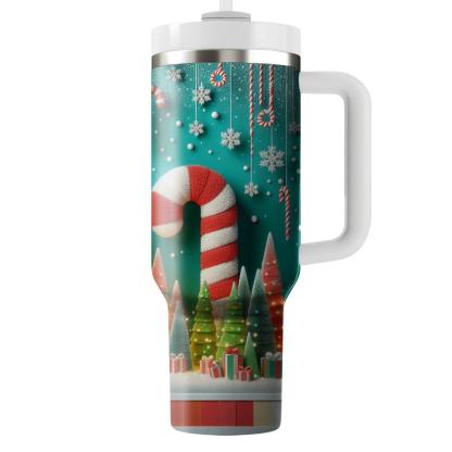 Whimsical Lights - Christmas Wonderland  Tumblers With Lids