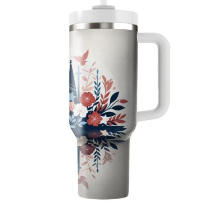 Reverberations Of Remembrance - Memorial Day  Tumblers With Lids