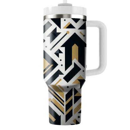 Seamless Geometric Arrow  Tumblers For Gifts
