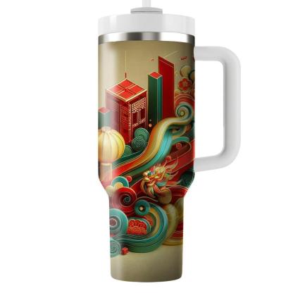 Echoes Of Tradition - A Unique Lunar New Year  Tumbler Cups