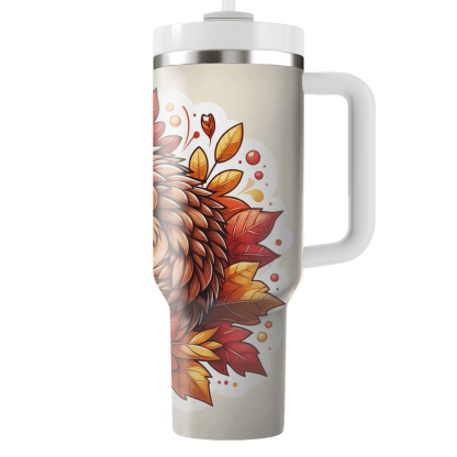 Charming Hedgehog Cuddle  Tumblers With Lids