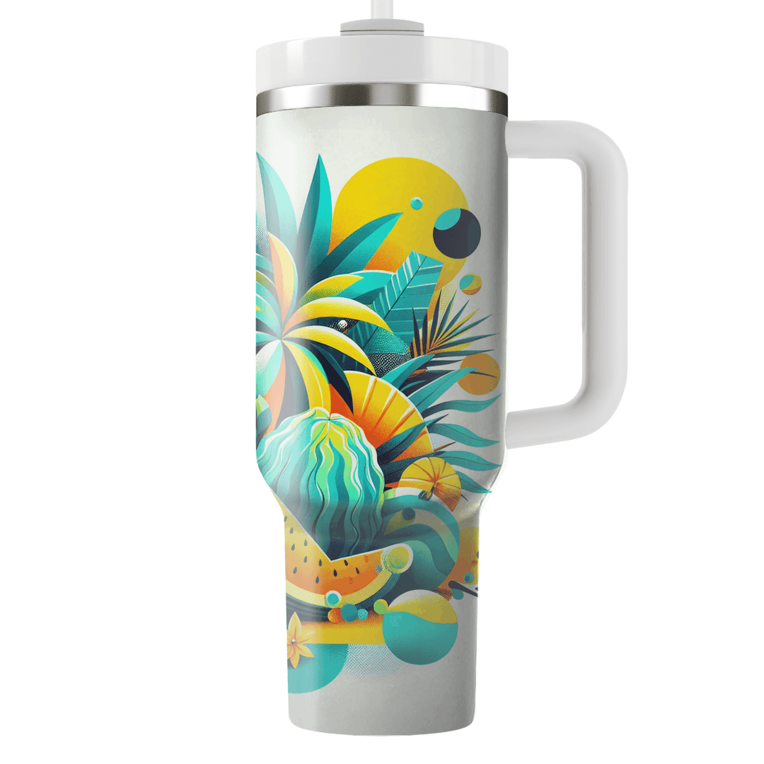 Summer Tropical Vibes  Tumbler Cups