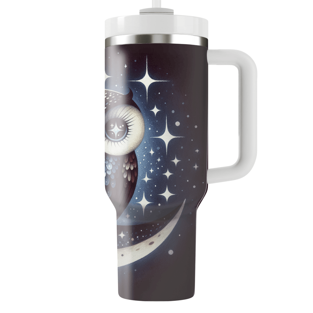 Mysterious Night Owl  Tumbler Cups