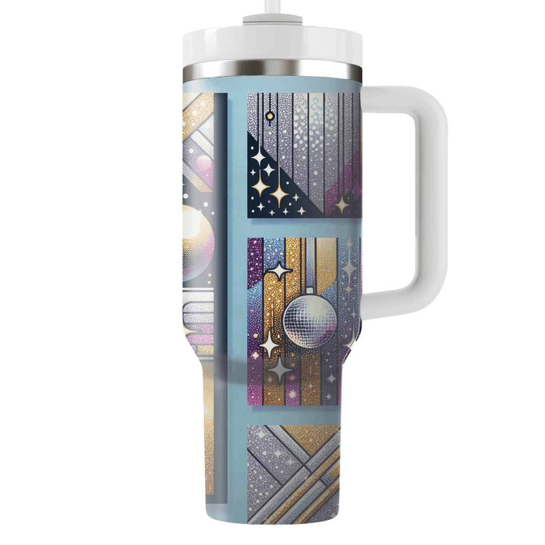 Glittering Disco Nights  Personalized Tumblers