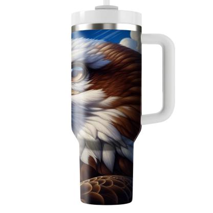 Majestic Eagle Vision  Travel Tumblers