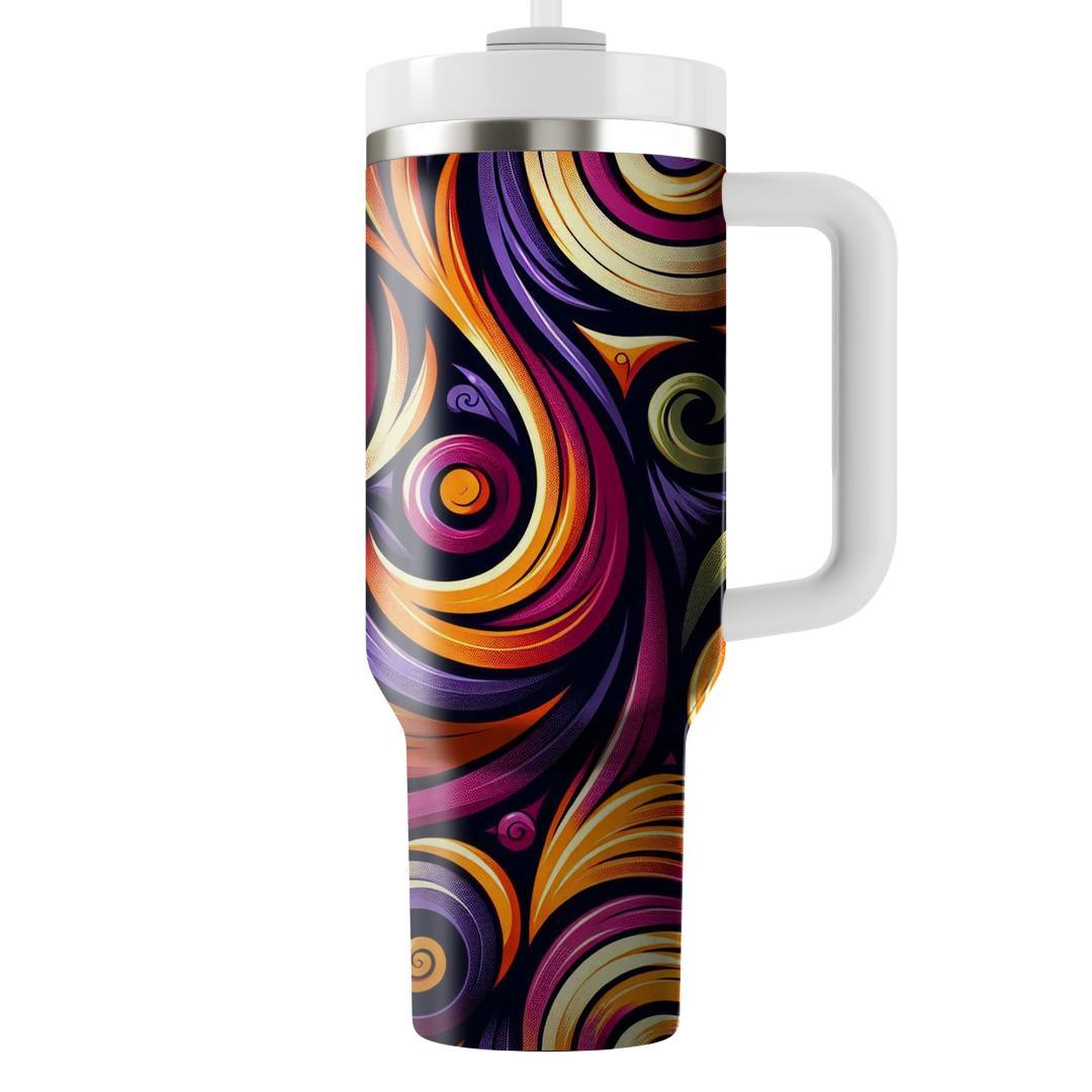 Abstract Spirals  Custom Tumblers