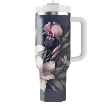 Midnight Blossoms  Tumblers With Lids