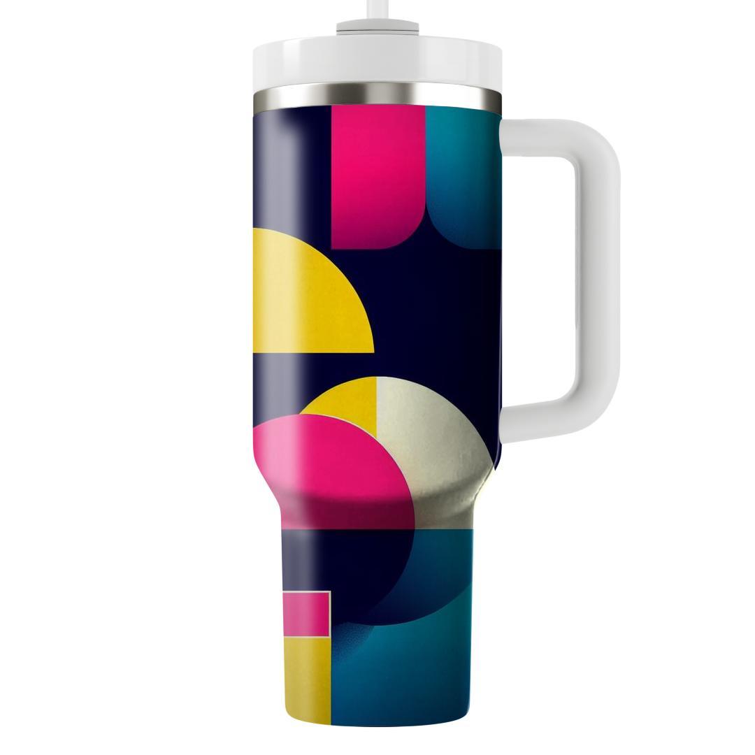 Funky Mod Shapes  Travel Tumblers
