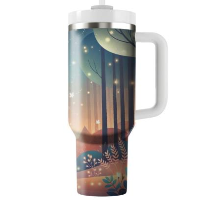Starlit Fox Adventure  Tumblers With Lids
