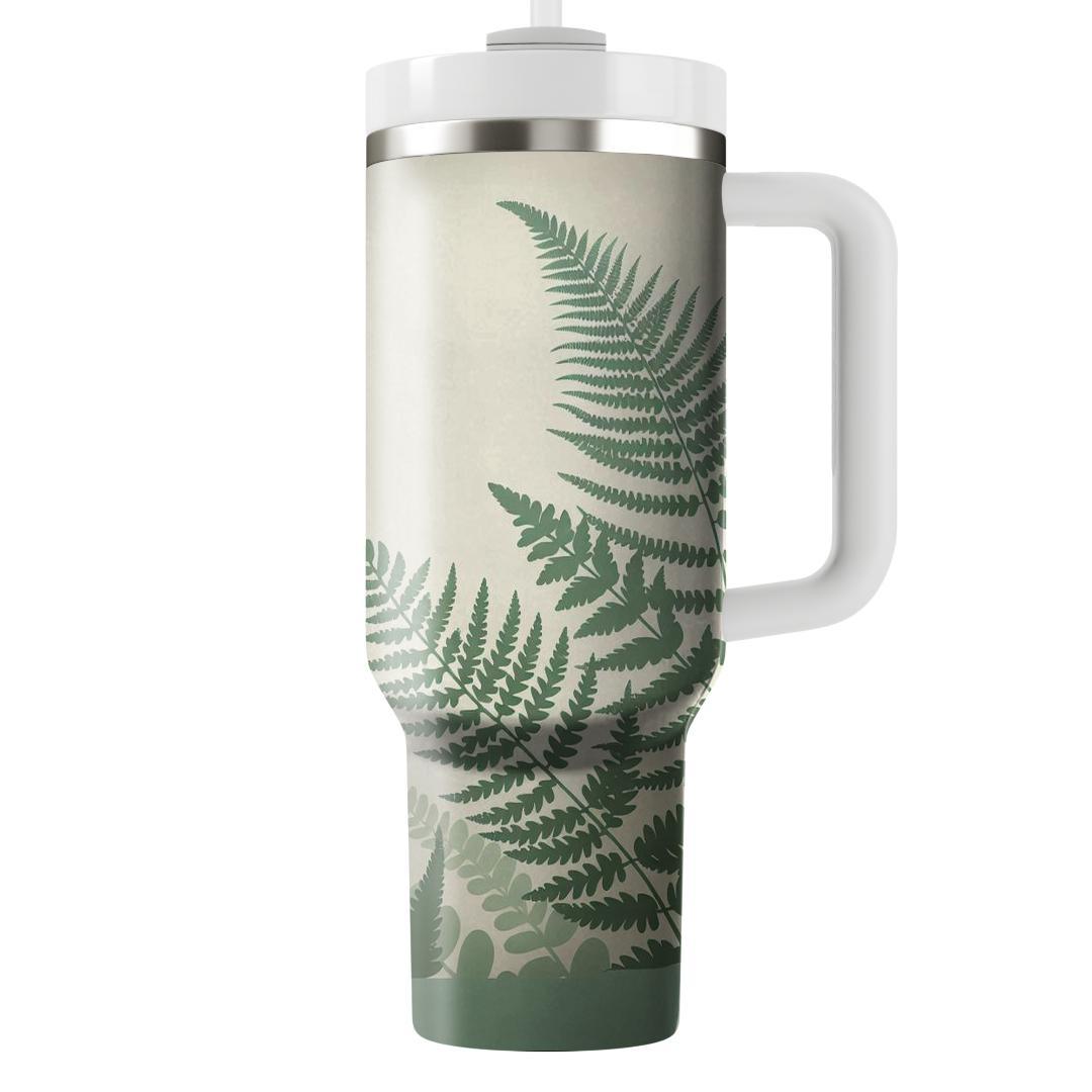 Fern Frond Serenity  Tumbler Cups