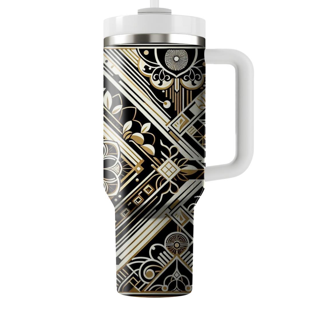 Elegant Art Deco Motif  Tumblers For Gifts