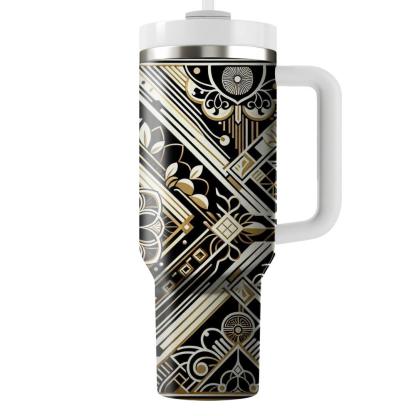 Elegant Art Deco Motif  Tumblers For Gifts