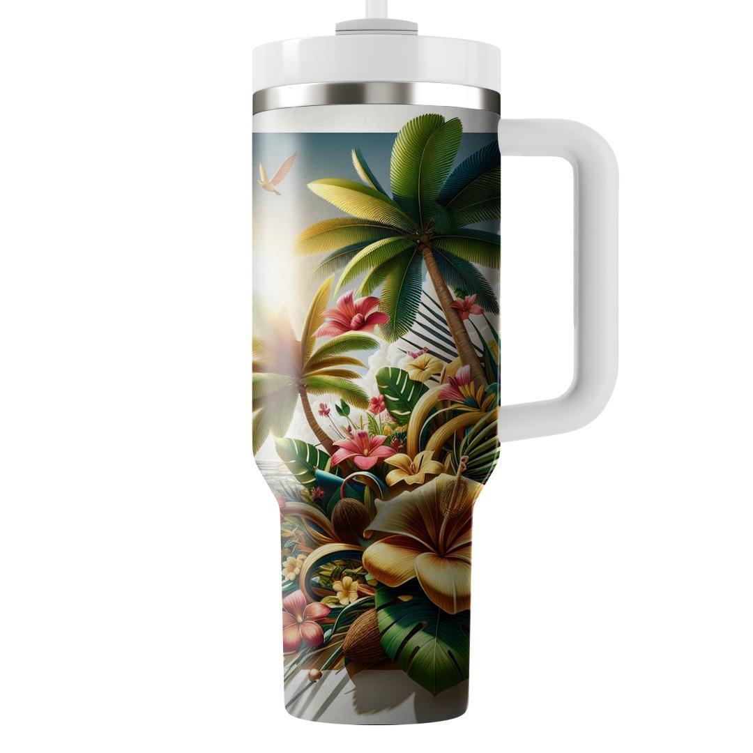 Summer Oasis Adventure  Tumbler Cups