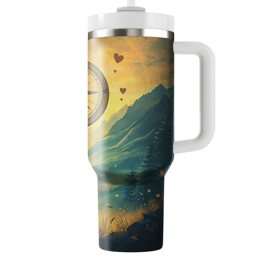 The Compass Of My Life: A Mother’s Guidance Through Challenges Tumblers With Lids