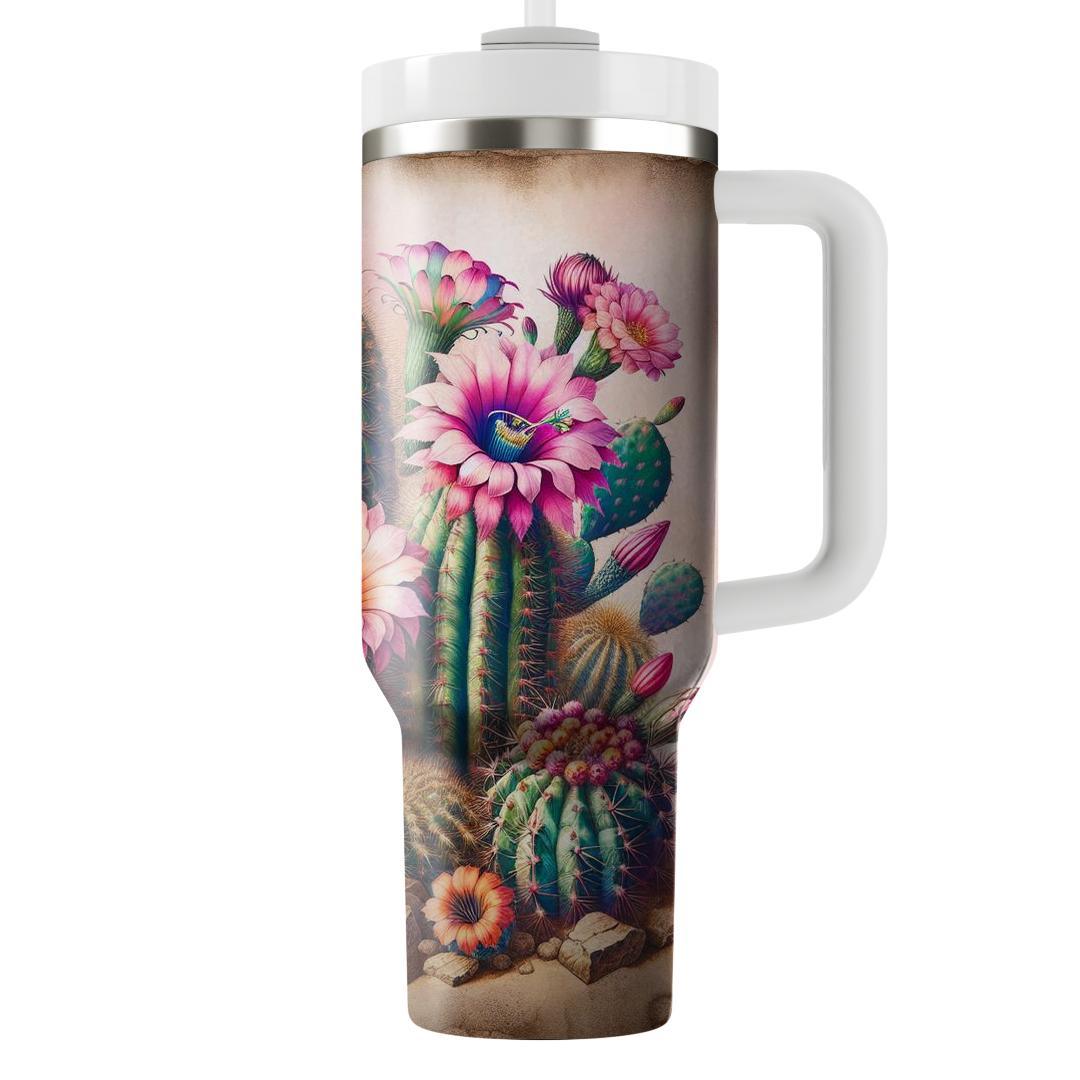Cactus Bloom Delight  Tumblers For Gifts