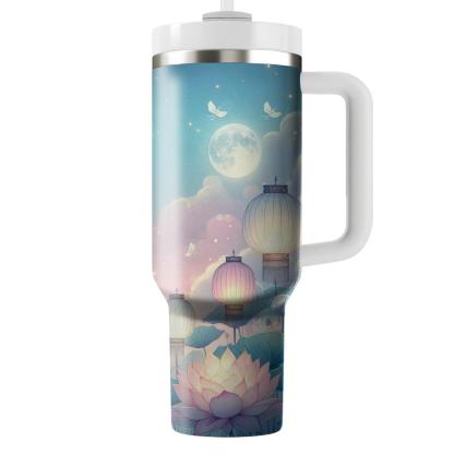 Ethereal Celebration - Full Moon Festival  Tumblers With Lids