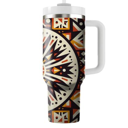 Radiant Tribal Sun  Tumblers For Gifts