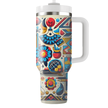 Creative Collage Travel Tumblers