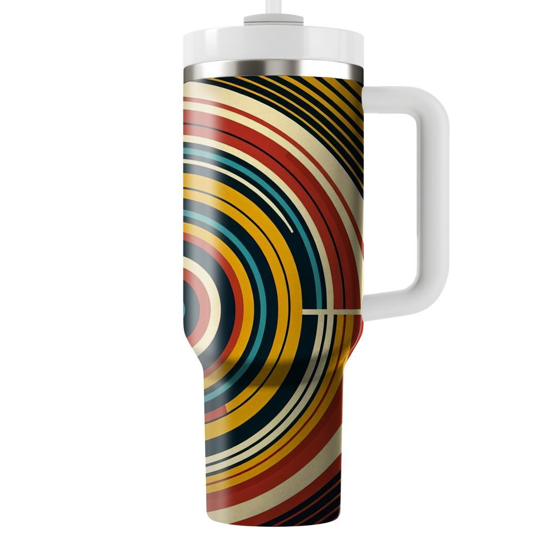 Retro Radial  Travel Tumblers