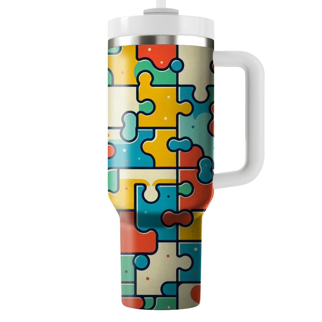 Retro Puzzle Mania  Tumbler Cups