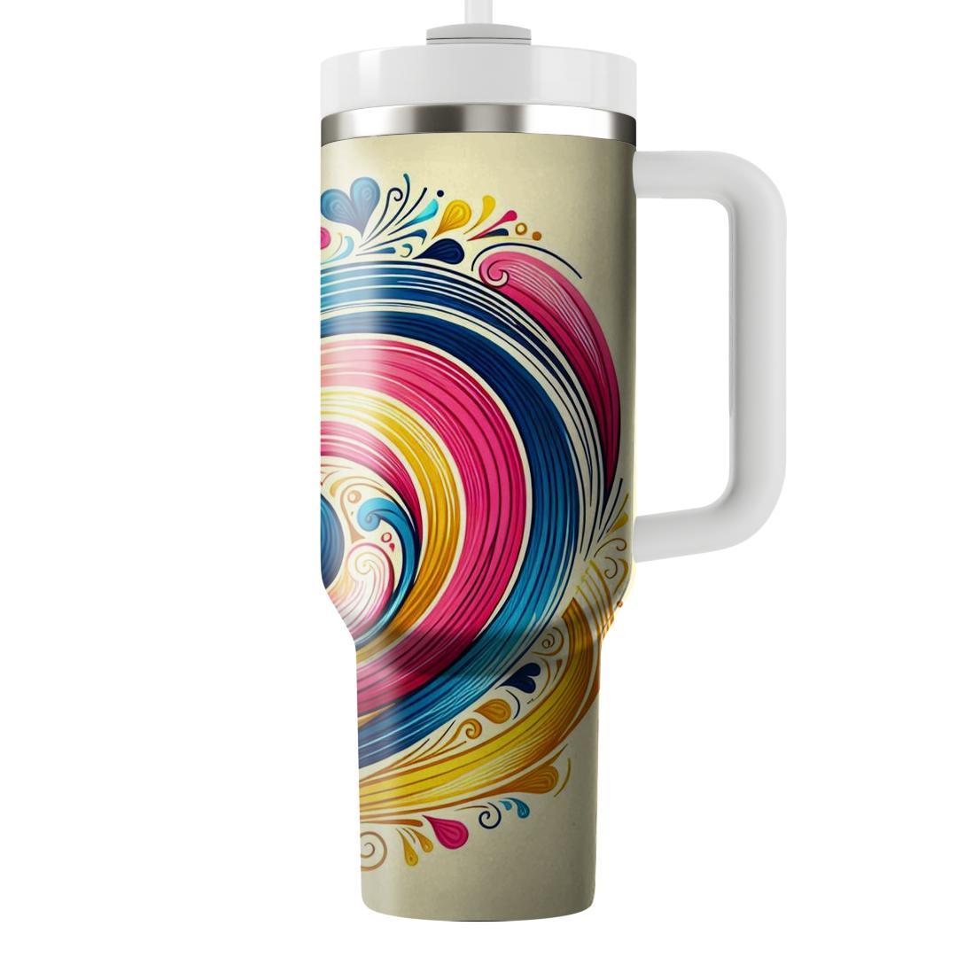 Waves Of Harmony - International Day Of Happiness  Tumblers With Lids