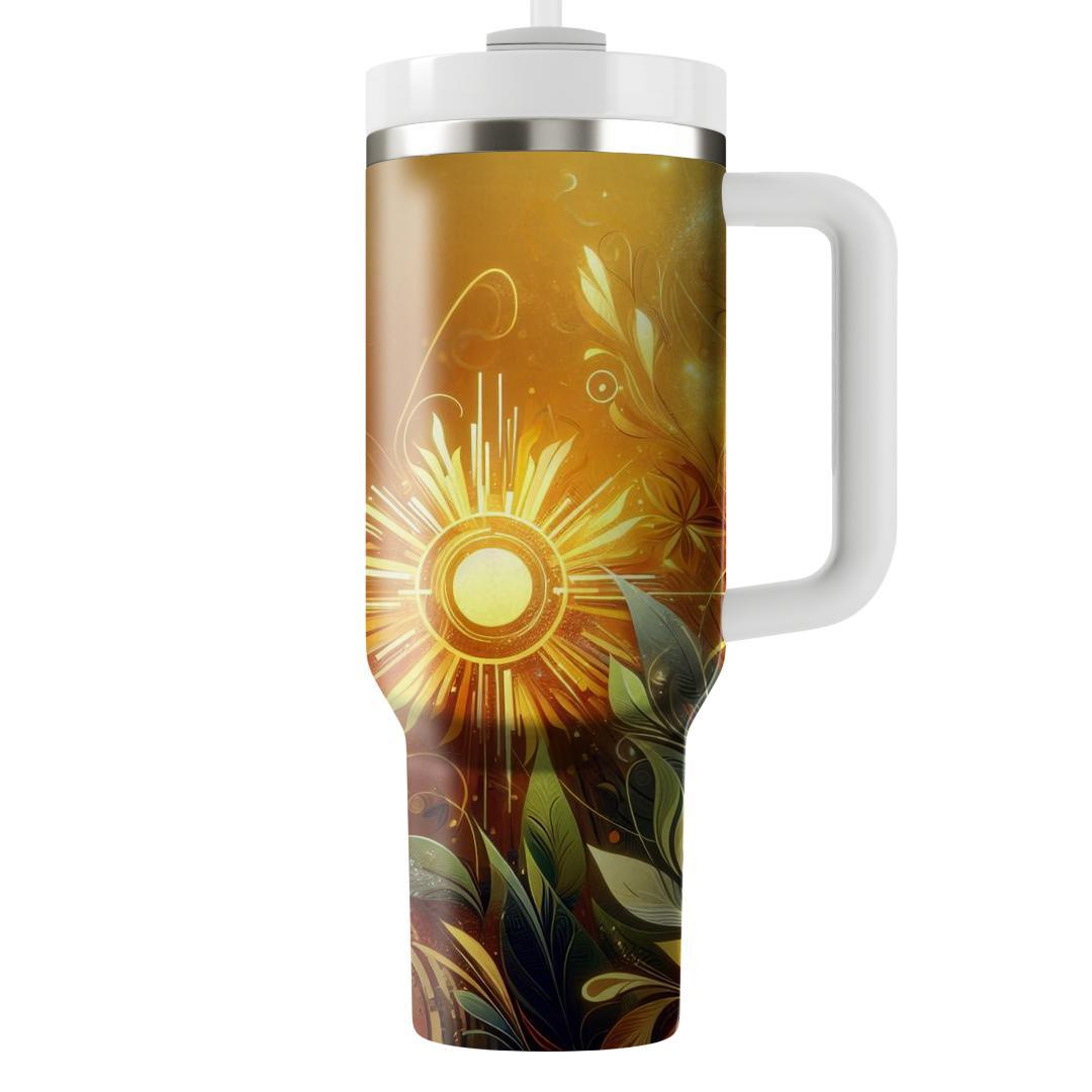 Sunkissed Festival - A Summer Solstice  Tumbler Cups