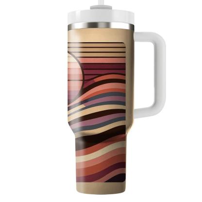 Sunset Desert  Travel Tumblers