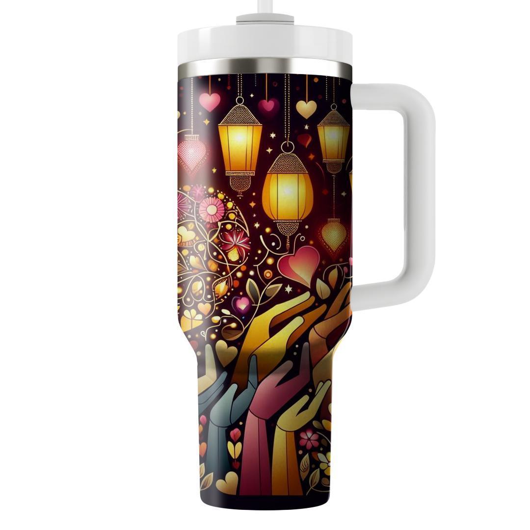Lights Of Unity - Unity Day  Tumblers With Lids