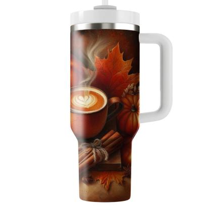 Autumn Pumpkin Spice Bliss  Tumbler Cups