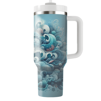 Elysian Tides - Ocean Day  Decorative Tumblers