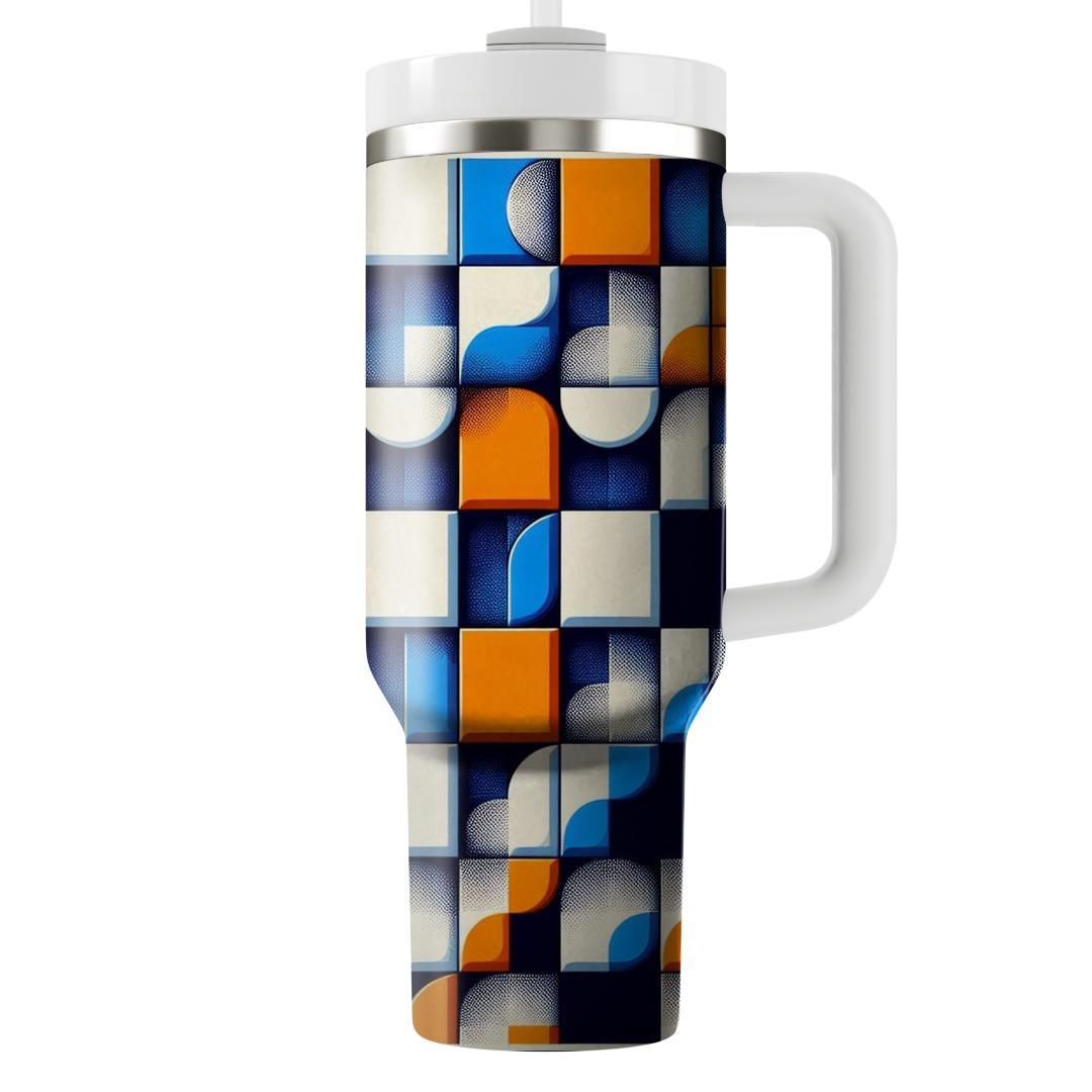 Chic Checkerboard Delight  Custom Tumblers