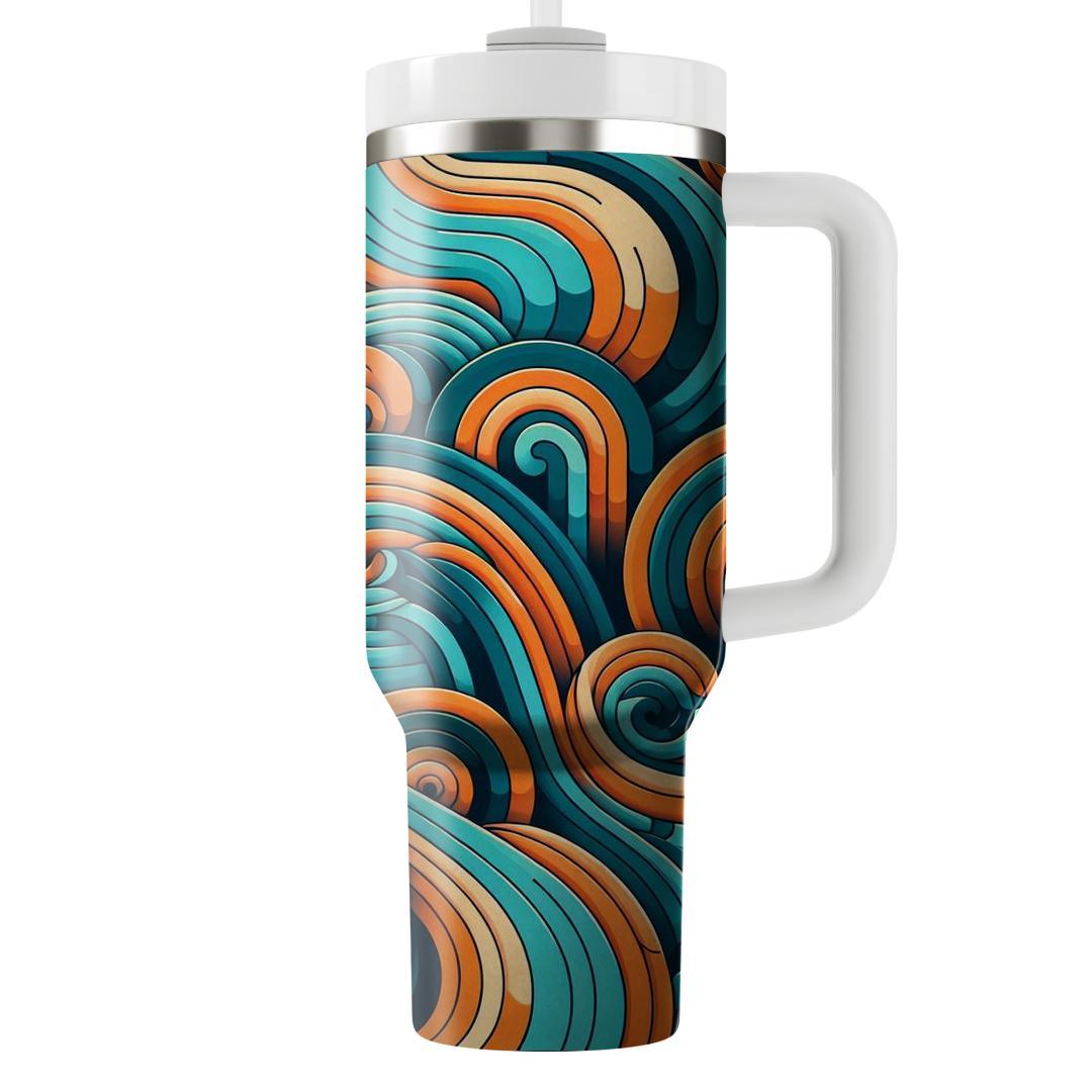 Geometric Spiral Frames  Tumblers For Gifts