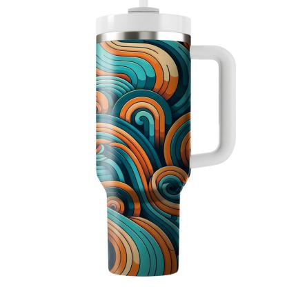 Geometric Spiral Frames  Tumblers For Gifts